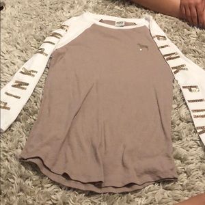 3/4 sleeve PINK shirt